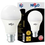 Nippo LED Bulb - Cool Daylight White, Round, 15 Watts, B22 Base 1 pc 