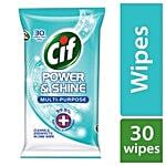 Cif Wet Wipes - Original, Multi-Purpose, Power & Shine 30 pulls 
