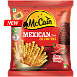 McCain Mexican Hot &Tangy Zig Zag Fries 400 g 