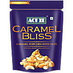 ACT II Caramel Bliss Nutty Caramel Popcorn - Ready To Eat Crispy, Crunchy Snacks 80 g 