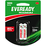 Eveready 1000 Series AAA Rechargeable Batteries 2 pcs