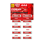 Eveready Carbon Zinc AAA Battery For Regular, Drain Devices & Toys - 1012 10 pcs