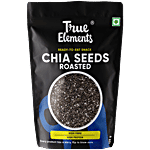 True Elements Roasted Chia Seeds - Iron & Fibre Rich, May Help In Weight Loss 125 g