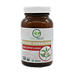 Geo-Fresh Tablet - Organic, Ashwagandha, 750 mg, USDA Certified 90 Tablets Glass Bottle 200gm