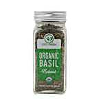Geo-Fresh Basil - Organic, USDA Certified 20 g Glass Bottle