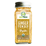 Geo-Fresh Powder - Organic, Ginger, USDA Certified 40 g Glass Bottle