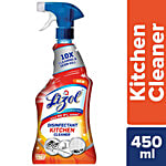 Lizol Disinfectant Kitchen Cleaner - Orange Burst 450 ml 