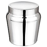 Aagam Storage Container/Canister - Deep Dabba Mirror Finish 700 ml (Pack of 1)