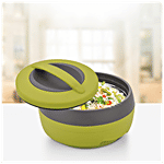 Asian Roti/Chapati Casserole - Insulated Plastic, Cosmos, Green 1.5 L