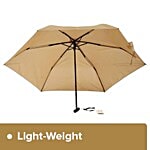 Parachase Three Fold Premium Umbrella - Windproof, Khakee Coloured 1 pc