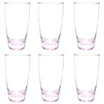 Ocean Water/Juice Glass - Refreshing Indigo Pink, Expression 465 ml (Set of 6)