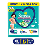 Pampers  Complete Skin Comfort Diaper Pants - XL, 12-17 Kg 112 pcs