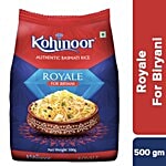 Kohinoor Basmati Rice/Basmati Tandul - Royale, Authentic Biryani 500 g