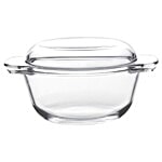 Cello Casserole - Round Glass, With Lid, Angelica 750 ml