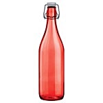 Cello Glass Water Bottle - Aquaria Organic Red 1 L 