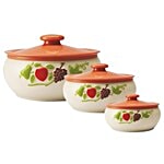 Milton Orion Insulated Thermoware Casserole Gift Set - Brown 3 pcs