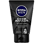 Nivea Deep Impact Face Wash With Black Carbon - Intense Clean For Beard & Face 100 g