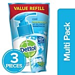 Dettol pH-Balanced Handwash - Cool, 10X Better Protection Against Germs 175 ml (Pack Of 3)