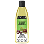 Soulflower Castor Hair Oil - For Growth, Hydrates Skin, Clinically Proven 120 ml 