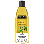 Soulflower Bhringraj Hair Oil For Growth - Anti-Dandruff, Cooling, Scalp Relief 120 ml