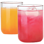 Borosil Radius Glass Set - Transparent, BR430100002 295 ml (Set of 6)