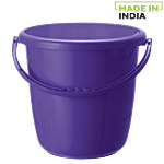 Ratan Plastic Bucket With Handle - Purple, Super Saver, 10170PK 5 L
