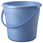 Ratan Plastic Bucket With Handle - Blue, Frosty, Alto, 10690AB 14 L