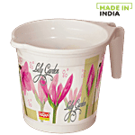 Ratan Plastic Mug With Handle - Lily Pink, Nova, 15200P-LP 1 L 