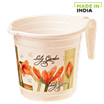 Ratan Plastic Mug With Handle - Lily Brown, Nova, 15200P-LB 1 L