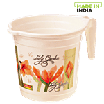 Ratan Plastic Mug With Handle - Lily Brown, Nova, 15210P-LB 1.5 L