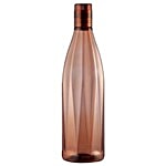 Ratan Plastic Bottle - Narrow Neck, Brown, Apollo, 20371BR 1 L