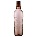 Ratan Plastic Bottle - Narrow Neck, Brown, Apollo, 20381BR 1 L