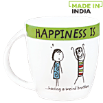 Claycraft Angel Coffee/Milk Mug - Happiness Is Weird Brother 350 ml