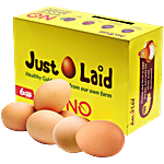 Just Laid Brown Eggs 6 pcs