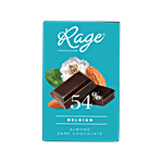 Rage 54% Dark Roasted Almond Chocolate Bar 50 gm