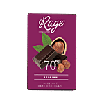 Rage 70% Dark Hazelnut Chocolate Bar 50 gm