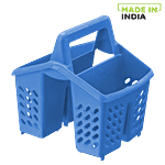 Ratan Cutlery Rack/Stand - Blue 1 pc