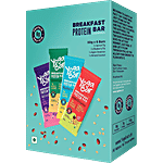 Yoga bar Breakfast Protein Variety Bar - Almond Coconut, Apricot & Fig, Blueberry, Apple Cinnamon 50 g Box Pack of 6