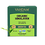 VAHDAM Organic Himalayan Long Leaf Green Tea - Pyramid Bags 30 g (15 Bags x 2 g each)