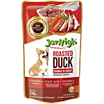 Jer High Roasted Duck Chunks In Gravy Wet Food 120 g