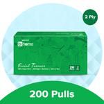 BB Home Facial Tissue Paper/Napkin - 2-Ply, 100% Virgin Fibre, Soft & Absorbent 200 pulls Box