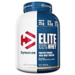 Dymatize Whey Protein - 100%, Cafe Mocha, Elite 5 lbs 