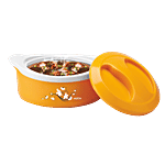 Milton Plastic Insulated Casserole For Roti/Chapati - Yellow, Marvel 1.5 L