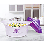 Milton Plastic Insulated Casserole For Roti/Chapati - White, Regalia 1 L
