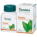 Himalaya Wellness Tablets - Vasaka, Respiratory Wellness 60 Tablets