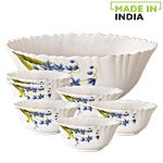 Larah by Borosil Pudding Set - Lavender, HT7PDS1LVDFL 7 pcs