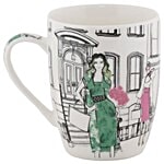 Rslee Chai / Coffee/ Tea-Milk Mug - Women Print 275 ml