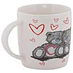 Rslee Chai / Coffee/ Tea-Milk Mug - Teddy Bear, Couplet Print 300 ml
