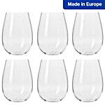 Krosno - Europe Water & Juice Glass - Long 500 ml (Set of 6)