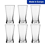 Krosno - Europe Water & Juice Glass - Long X-Line 300 ml Set of 6